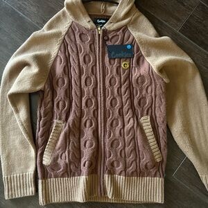 Cookies cable knit sweater Brand new never worn Men’s medium